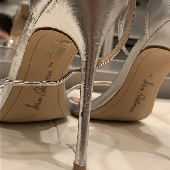 Sam Edelman stilettos - size 8 silver - Picture 4 of 12